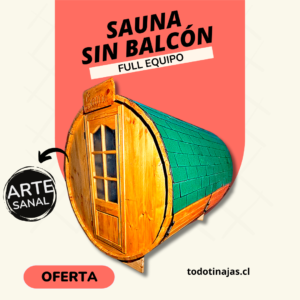 Sauna sin balcón