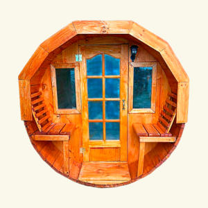 Saunas con balcón